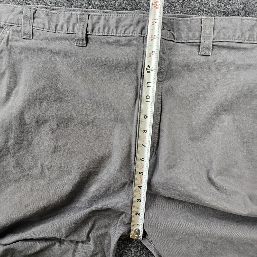 Carhartt‎ Relaxed Fit Canvas Shorts Men's 54 Gray Work Utility Stretch 102514